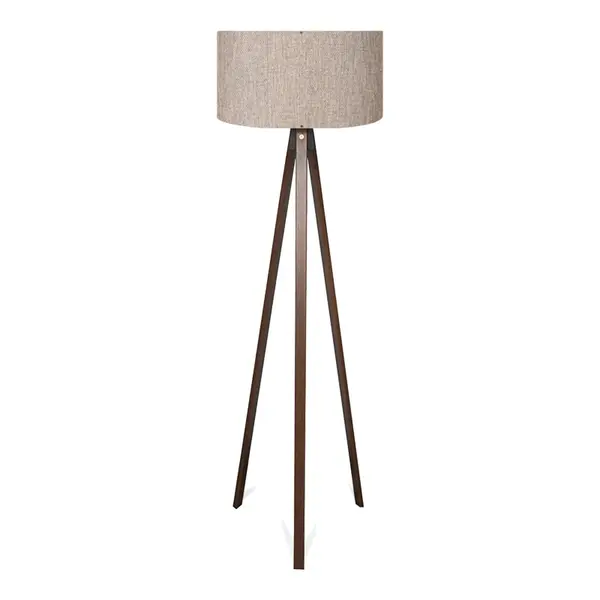 Lampadar PWL-1059, Pako World, E27, Bej-Nuc, 38x38x140 cm