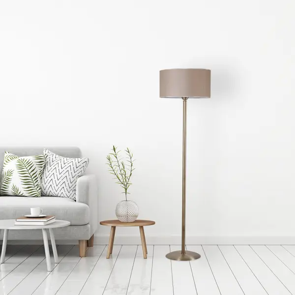 Lampadar Yeni Mercan Lambader Eskitme Ayak Daire Hasır Multicolor