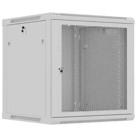LANBERG Cabinet de montat pe perete Lanberg 19, 12U 600X600, Usa perforata, Gri (pachet plat)