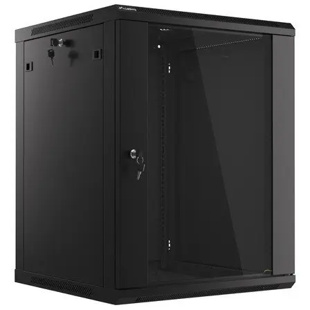 LANBERG Cabinet metalic Lanberg WF01-6415-10B, 19, 15U, 600 x 450, Negru