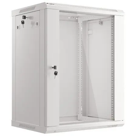 LANBERG Cabinet metalic Lanberg WF01-6415-10S, 19, 15U, 600 x 450, Gri