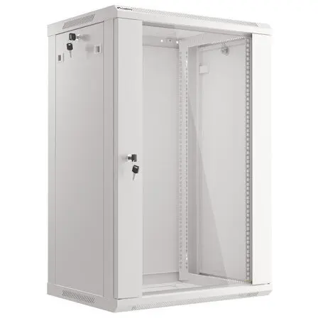 LANBERG Cabinet metalic Lanberg WF01-6618-10S, 19, 18U, 600 x 600, Gri