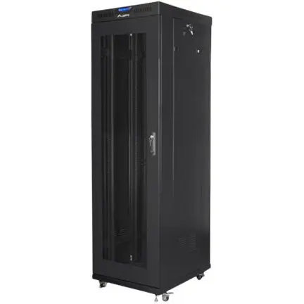 LANBERG Cabinet Rack Lanberg FF01-6842-23BL, Free-standing, 19 inch, 42U, dimensiuni 600 x 800 mm, Negru