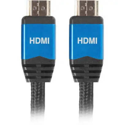 LANBERG Cablu 3 m HDMI2.0 premium cu mufe metalice, 4K@60Hz, CA-HDMI-20CU-0030-BL, Lanberg