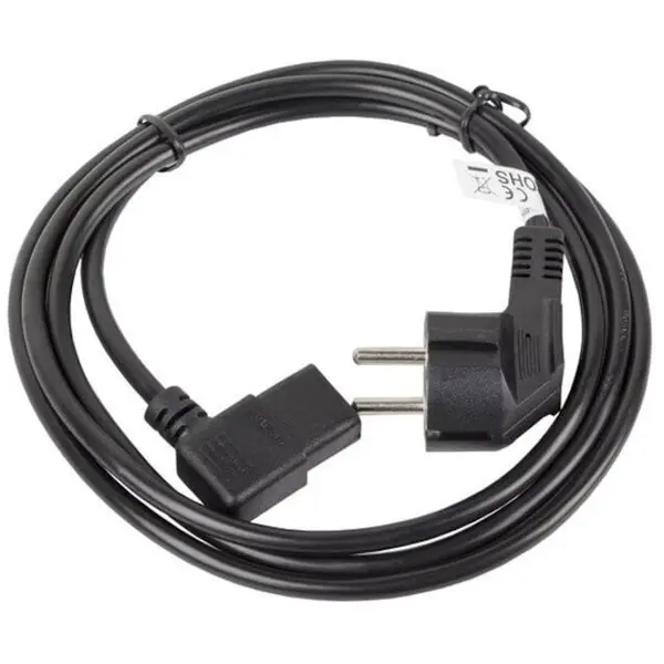 LANBERG Cablu de alimentare, Lanberg, 1.8m, Negru