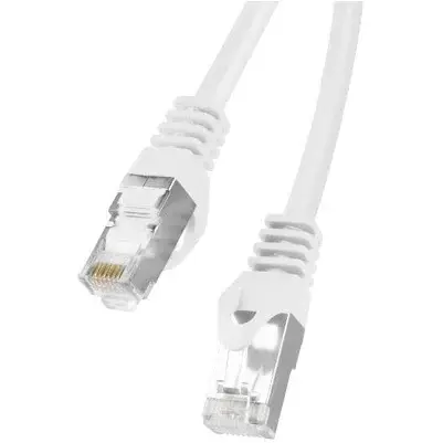 LANBERG Cablu de retea din fibra optica , Lanberg , RJ45 cat.6 FTP 0.5m ,Alb