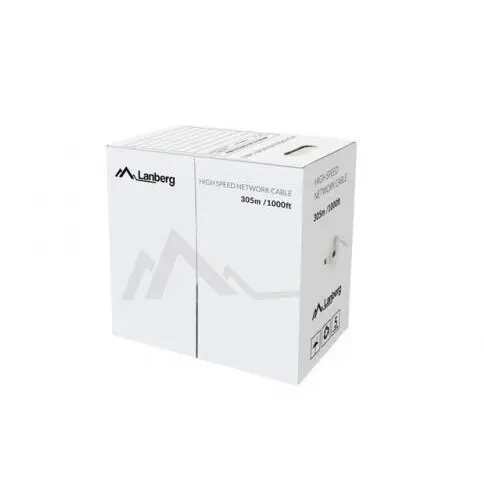 LANBERG Cablu de retea Lanberg LCU6-12CU-0305-S, Cat6, U/UTP, 305m, Gri
