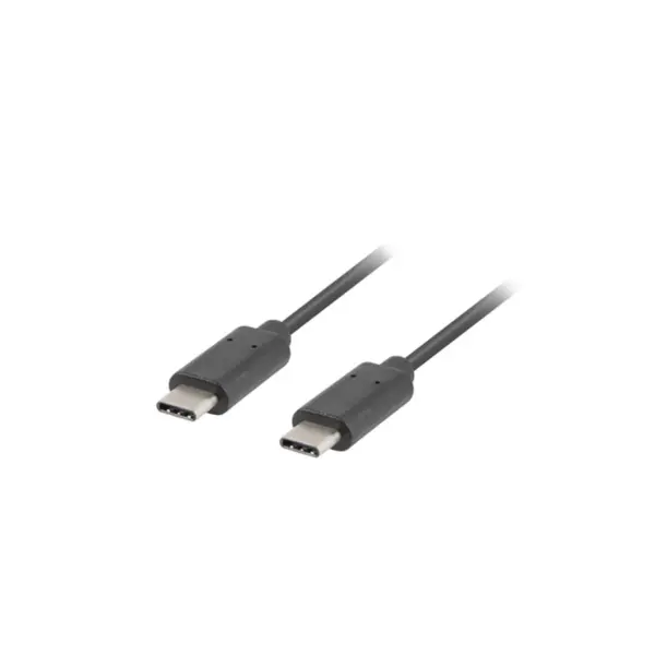 LANBERG Cablu USB-C 3.1 gen.2 tata-tata, Lanberg 43691, Quick Charge 4.0, Power Delivery 3.0, 10GB/S, PD 100W, 50cm, negru
