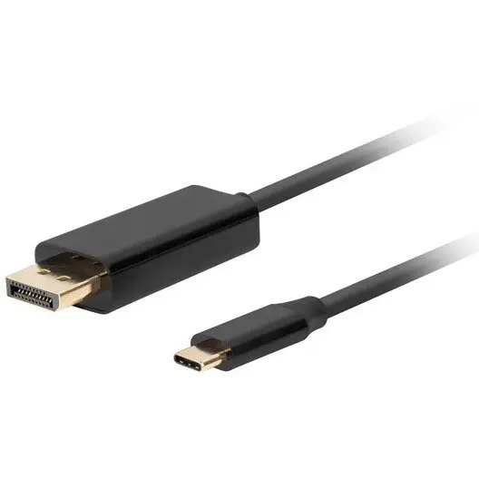 LANBERG Cablu video Lanberg USB-C Male la DisplayPort Male, 1.8 m, Negru