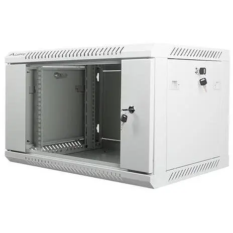 LANBERG Dulap metalic montat pe perete din pachet demontabil , Lanberg , 4U , 600x600mm , 19” , Gri