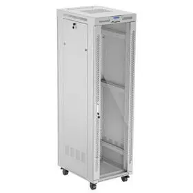 LANBERG Dulap rack Lanberg 19 independent 42U/600x800 (pachet plat) cu usa de sticla lCD V2, Gri