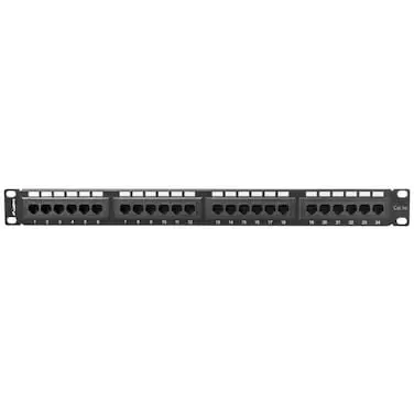 LANBERG LANBERG Patch panel 24 Port 1U Cat.5e black PPU5-1024-B