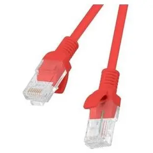 LANBERG LANBERG PCU5-20CC-0025-R Lanberg Patchcord RJ45 cat. 5e UTP 0.25m Red, 10-Pack