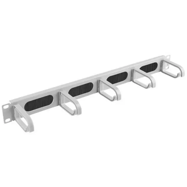 LANBERG Organizator de cabluri tip perie Lanberg AK-1203-S, tip B 19inch, 1U, Gri