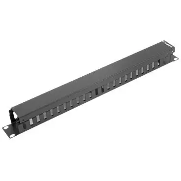LANBERG Panou Management Cabluri Lanberg 19 Tip A, 1U, Negru