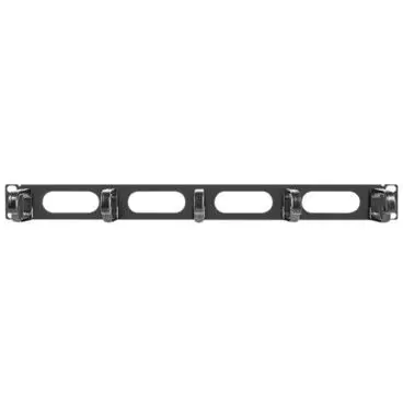 LANBERG Panou management cabluri Lanberg AK-1205-B, 19inch, pentru 5 inele, 1U, Negru
