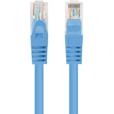 LANBERG Patch Cord Lanberg PCU5-20CC-0100-B, U/UTP, Cat. 5e, 1 m, Blue, 10 bucati