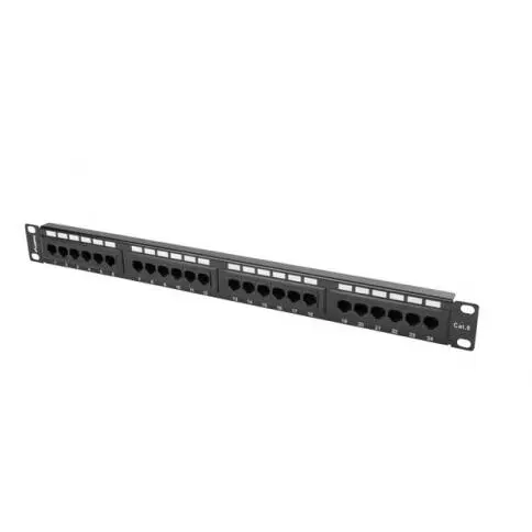 LANBERG Patch Panel Lanberg PPU6-1024-B, 19inch, 24 porturi, Black