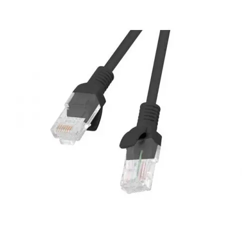 LANBERG Patchcord Lanberg PCU6-10CC-0200-BK, Cat6, U/UTP, 2m, Negru