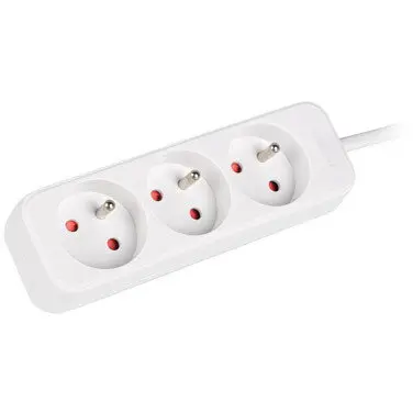 LANBERG Prelungitor Lanberg power strip PS0-03E-0300-W, 3 x prize, 3 m, Alb
