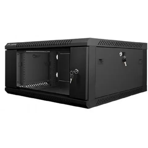 LANBERG Rack Lanberg wall-mounted, 19inch, 4U, 600x600mm, Negru