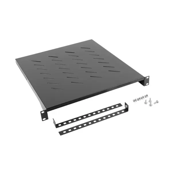 LANBERG Sertar fix pentru dulap , Lanberg , 1U , 483 x 500 mm , 19” , negru
