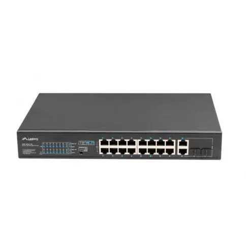 LANBERG Switch Lanberg RSFE-16P-2C-150, 16 porturi