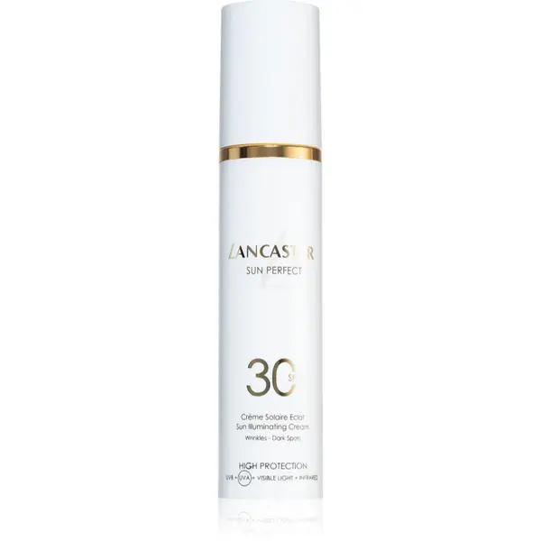Lancaster Sun Perfect Sun Illuminating Cream SPF 30 crema de zi radianta pentru riduri si pete SPF 30 50 ml