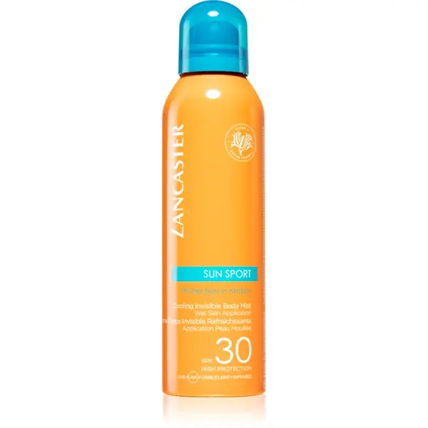 Lancaster Sun Sport Cooling Invisible Body Mist spray de corp răcoritor cu protecție solară SPF 30 (ocean friendly) 200 ml