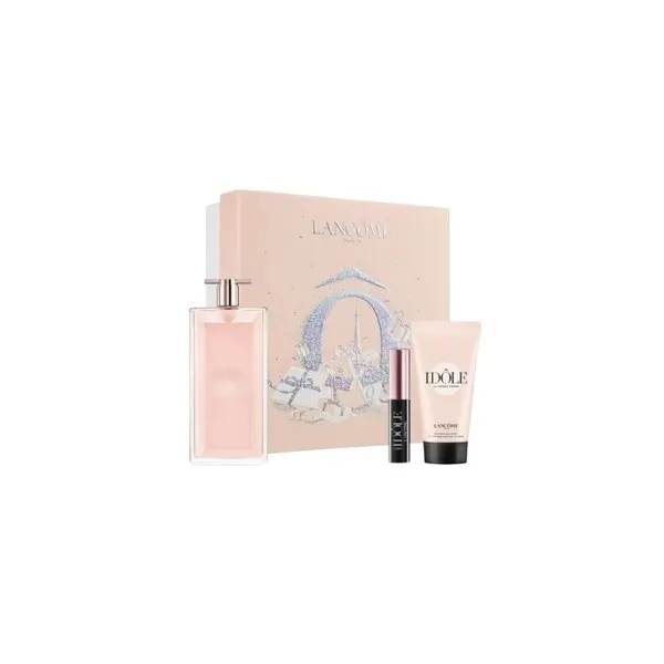 Lancome Idole Set cadou pentru femei Volum EDP 50 ml + 50 ml cremă de corp + rimel negru 2,5 ml