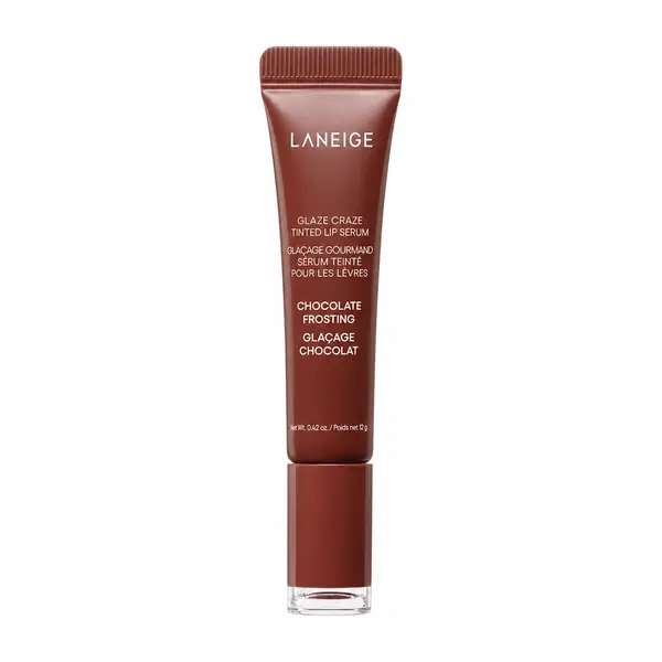 LANEIGE – Glaze Craze Tinted Lip Serum (Chocolate Frosting), 12g