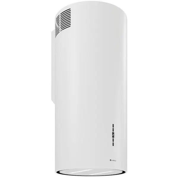 LANILIA Hota de perete LANILIA WERENISO 39.1, clasa energetica A, iluminat LED, cilindrica, adancime 43 cm, control Soft-Touch, interval de viteza 3 si boost, capacitate maxima de absortie 715 m3/h, Alb
