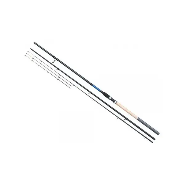 Lanseta Baracuda Evolution Feeder din carbon de 3,9 m, 3 tronsoane + 2 varfuri, putere de aruncare 120 g