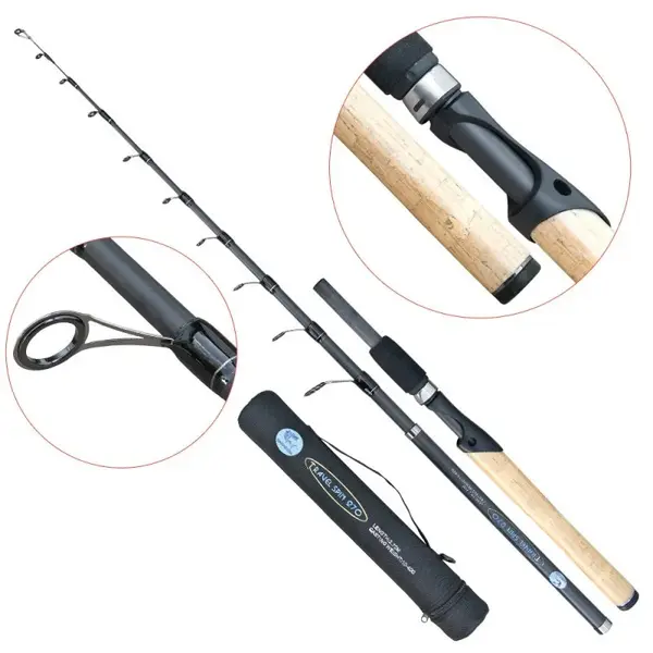 Lanseta biban/avat din carbon Baracuda Travel Spin de 2.7 m, putere aruncare 10-40 g