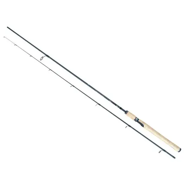 Lanseta biban din carbon Baracuda Viper de 2,4 m, 2 tronsoane, putere de aruncare 3-15 g