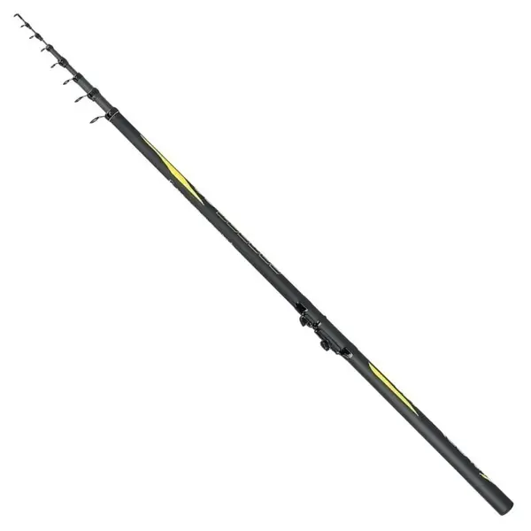 Lanseta spinning din carbon Baracuda Combat de 4.5 m, 4 tronsoane, putere aruncare 80+ g