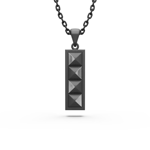 Lant cu pandantiv Golden Titanium