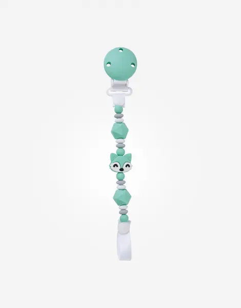 Lant din silicon pentru suzeta Foxy A-Mint