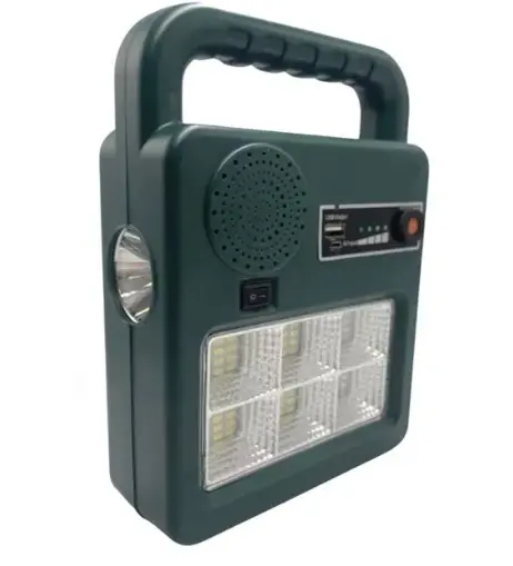 Lanterna cu incarcare solara boxa portabila cu port de iesire USB KOLIS038