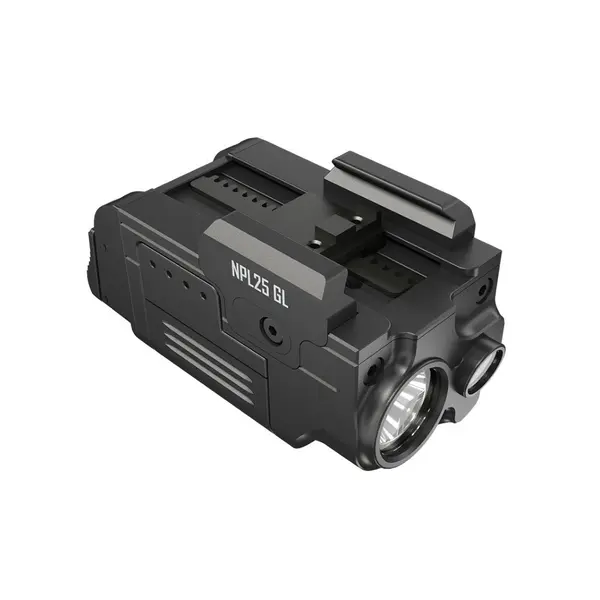 Lanterna cu prindere pe sina Nitecore NPL25 GL, 900 lm, 216 m, laser verde