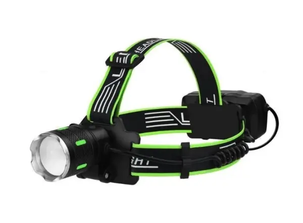 Lanterna de cap cu led si acumulator BL SXB A43 de 30W zoom pentru camping pescuit
