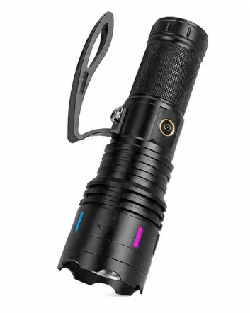 Lanterna de mana LED CB X120 de 30W USB Acumulator 26650 Power Bank Raza pana la 3000m
