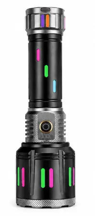 Lanterna de mana LED Profesionala COBA CB G683 de 80W Acumulator 26650 USB Power Bank Raza pana la 1000m
