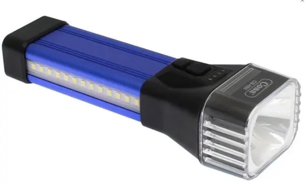 Lanterna de mana portabila LED reincarcabila cu lumina laterala COBA CB 888