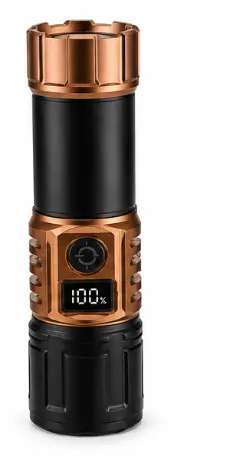 Lanterna de mana profesionala COBA F048 1 Zoom telescopic Power Bank Afisaj Digital 1000 lm