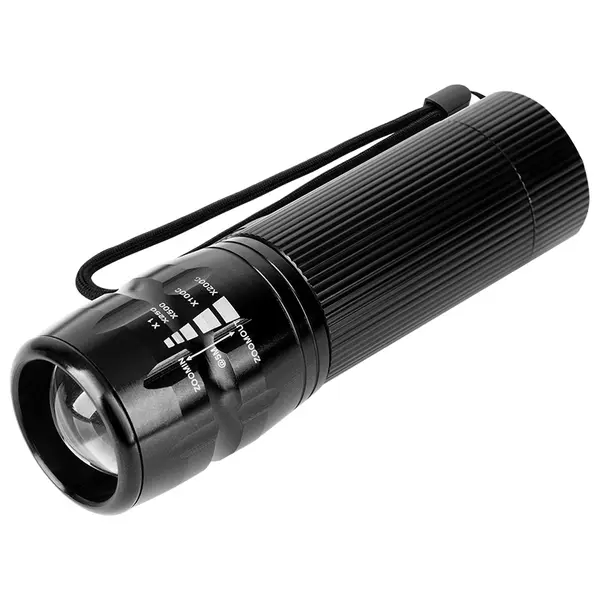 Lanternă LED 5W cu zoom și husă, Rebel Power, IP20