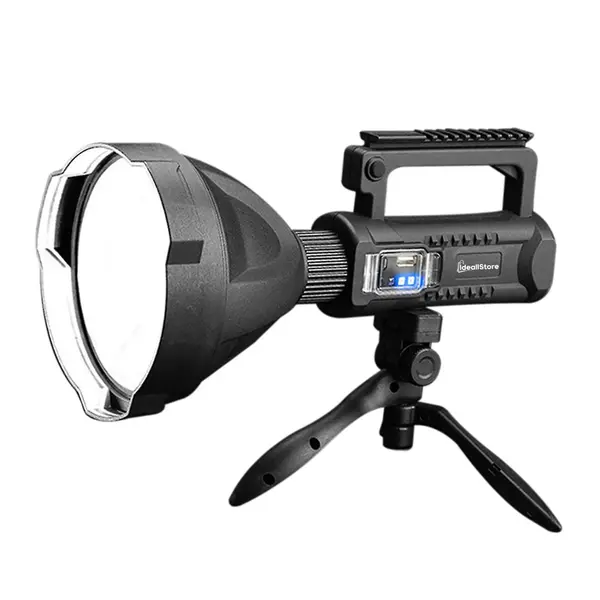 Lanterna LED DEPOX , Search Master, reincarcabila, 4 moduri iluminare, trepied inclus
