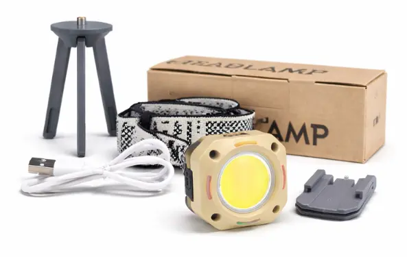 Lanterna LED multifunctionala 2 in 1 proiector cu lanterna de cap reincarcabila cu suport