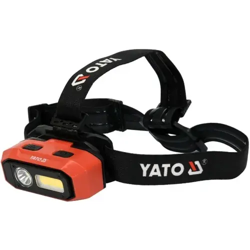 Lanterna LED pentru cap YATO, cu acumulator Li-Ion 3.7 V, 800 Lm