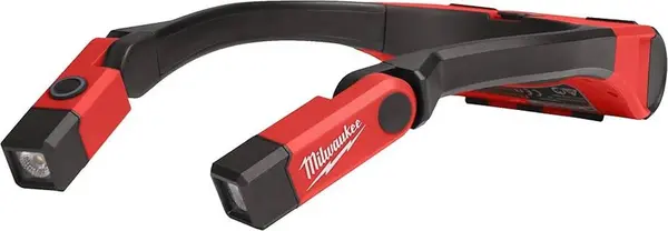 Lanterna LED pentru gat Milwaukee, model L4NL400-301, 400 lumeni, acumulator 4V, incarcare prin cablu USB, 4933479898